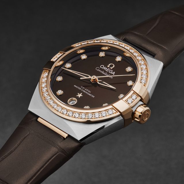 Omega Constellation Ladies - Brown Diamond Dial
